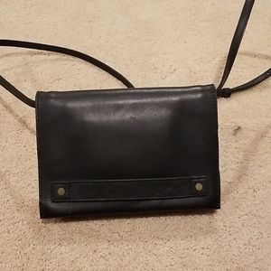 Madewell Black leather crossbody